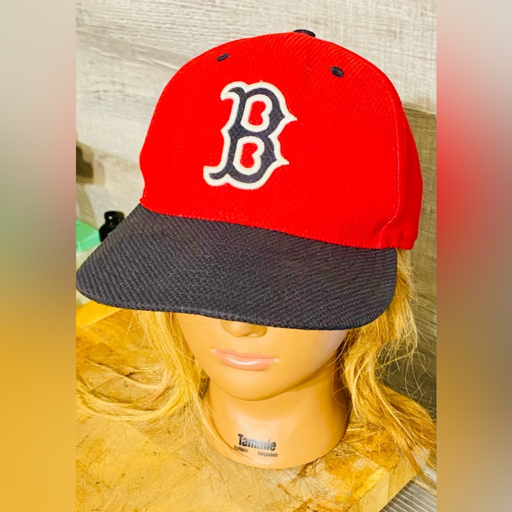 New Era MLB Boston Red Sox Alternate Fitted Hat Cap Size 7 1/2